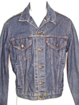 VTG Men’s Levi&#39;s 70506 0216 Trucker Denim Jacket Size 44 Made In USA 80s 90&#39;s - £39.36 GBP