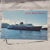Vintage Postcard Alaska Marine Highway Ferry Ships Reggie Hibsham Photo - £5.44 GBP