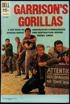 Garrison&#39;s Gorillas #5-TV Photo cover- Dell TV Comic WWII FN - £29.08 GBP