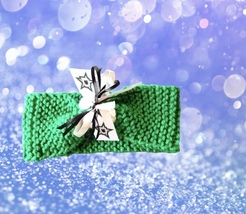 Dallas STARS Handmade Hockey Baby Headband - £11.99 GBP