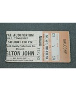 Vintage ELTON JOHN 1982 Nashville Municipal Auditorium Concert TICKET STUB - €25,38 EUR