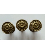 Antique Vintage Brass Metal French Ornate Knobs Drawer Pulls Handles Lot... - €16,40 EUR