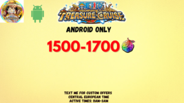 One Piece Treasure Cruise 1500-1700 GEMS ANDROID ONLY Global-show origin... - $11.48