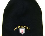 AES 8&quot; 1st Infantry Division Military Embroidered Beanie Skull Cap Hat 778 - $8.88