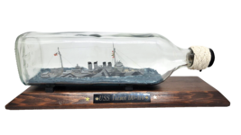 1996 VTG SHIP IN BOTTLE Hand Made by WILLIAM H WEISER USS KEARSARGE CV-3... - $89.00