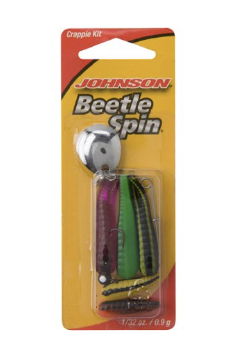 Primary image for Johnson Beetle Spin Crappie Kit Soft Fishing Lure, 1/32 Oz.