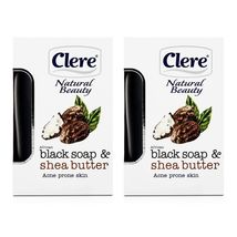 Clere African Black Soap &amp; Shea Butter Soap - 150g - $4.34+