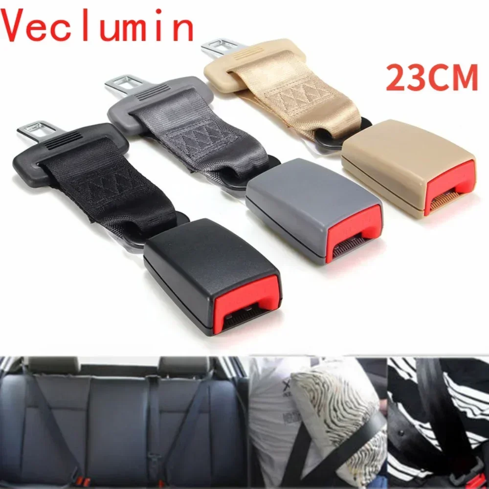 23cm/9&#39;&#39; Universal Car Seat Polyester Seatbelt Safety Belt Extender Extension - £13.14 GBP