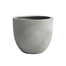 DTY Signature Mount Belford 1-Piece Fiberstone Planter for Indoor/Outdoor, Black - £51.27 GBP