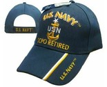 U.S. Navy SCPO Retired USN Navy Hat Blue Embroidered 3D Cap - $15.83