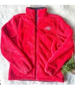 The North Face Osito Women&#39;s Jacket Coral/Red Rococco Gray Fleece Full Z... - €45,69 EUR