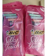 (4 Packs) BIC Silky Touch Twin 2 Blade Women&#39;s Disposable Razors 10 ct(4... - $281.40 MXN