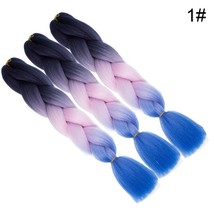 Heat Resistant Jumbo Braids for DIY Braiding 3 Tone Ombre Color 3Pcs/Lot... - $13.00