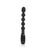 Booty Call Booty Bender Silicone Beaded Anal Probe Waterproof Black 7 Inch - $29.35