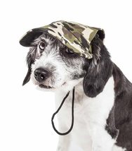 Pet Life ® Camouflage Patterned Dog Hat with UV Coverage Protection - Pr... - $16.99+