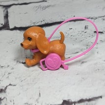 Barbie Puppy Dog With Pink Leash Pet Accessory  - £7.75 GBP