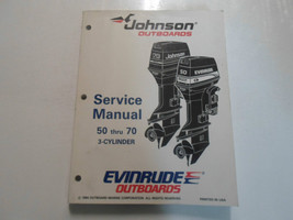 1995 Johnson Evinrude 50 Thru 70 3-Cylinder Service Manuel OEM Boat 95 - £74.84 GBP