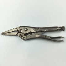 Vintage 6LN Peterson DeWitt USA Made Vise Grip Locking Pliers US Pat pend - £18.21 GBP