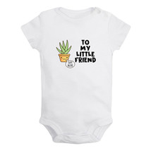 Say Aloe To My Little Friend Funny Bodysuits Baby Romper Infant Kids Jumpsuits - £8.34 GBP
