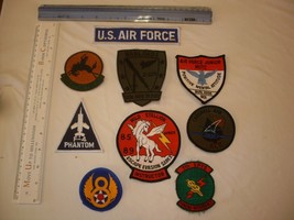 US Air Force Patches 9 patch collectors set embroidery - £15.02 GBP