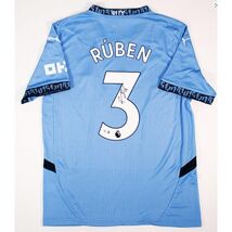 Rúben Dias Signed Manchester City Jersey Puma Medium Beckett Auth BC08844 - $2,750.69 MXN