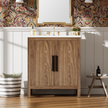 30&quot; Wood Bathroom Vanity with Single Sink - $338.99