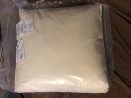 16&quot;x16&quot; Solid Velvet Square Throw Pillow Off White - Nourison - £2.68 GBP