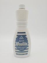 Vintage Liquid Woolite Cold Water Wash Plastic Bottle 16oz PROP 75% Full  - $14.95