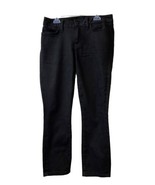 Tommy Hilfiger Womens Size 2 Crop Skinny Jeans Black Denim Dark Wash - £9.36 GBP