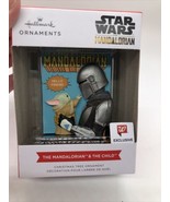 Hallmark Star Wars The Mandalorian &amp; The Child &quot;Hello Friend&quot; Ornament NEW - £15.47 GBP