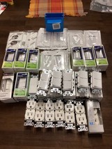 Cooper and Leviton switches and outlets Decora wall plates Lot Of 29 New - $123.75