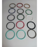 Lot Of 15 Multi Colored Plastic Vintage Bangle Bracelets - $383.44 MXN