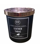 DW Home Richly Scented Candle Leather Tabac Hand Poured 9.3 oz burn time... - £14.46 GBP