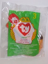 Ty Teenie Beanie Baby #3 Twigs McDonalds Happy Meal Toy Plush Stuffed Animal - £15.67 GBP
