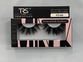 Trs True Mink Lashes Luxury 3D Lashes # 954 M Light &amp; Soft As A Feather - £3.93 GBP