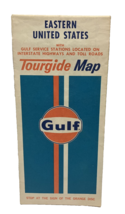 Gulf Oil Tourgide Map Eastern United States Highway Gas Station 1972 - £6.30 GBP