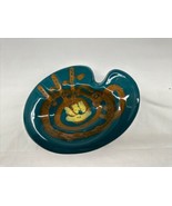PLYMOUTH POTTERY ASH TRAY Green ASH TRAY PHILA PA - $16.79