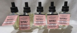 White Barn Bath &amp; Body Works Wallflower Bulb Lot Set 5 Cranberry &amp; Gala Apple - £37.16 GBP