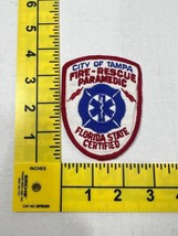 City Of Tampa Fire-Rescue Paramedic Florida State Certified patch - $14.85