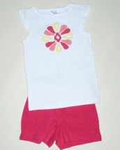 NWT Gymboree Girls Size 4 Summer Shorts and Flower Tee  NEW - £12.42 GBP