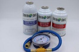 Envirosafe Arctic Air for R12, R-12, Oil, Proseal, Prodry, Dye, with Gauge - £53.47 GBP