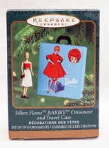 2000 Hallmark Keepsake Christmas Ornament Barbie Silken Flame Travel Case - £19.66 GBP