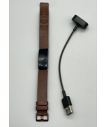 Fitbit Inspire HR Fitness Tracker Black Brown Leather Horween Band Sm + ... - £14.63 GBP