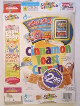 Cinnamon Toast Crunch Cereal Box 2000 Toy Story 2 Card Game Buzz Lightyear - $23.12