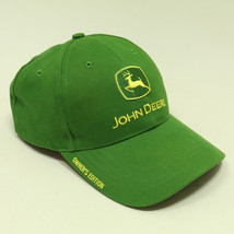 John Deere Hat Owners Edition Green Strapback Adjustable Cap Embroidered Logo - £12.44 GBP