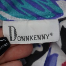 Donnkenny Shirt Womens 3XL Multicolor Long Sleeve Collar Button Elastic Waist - £20.55 GBP