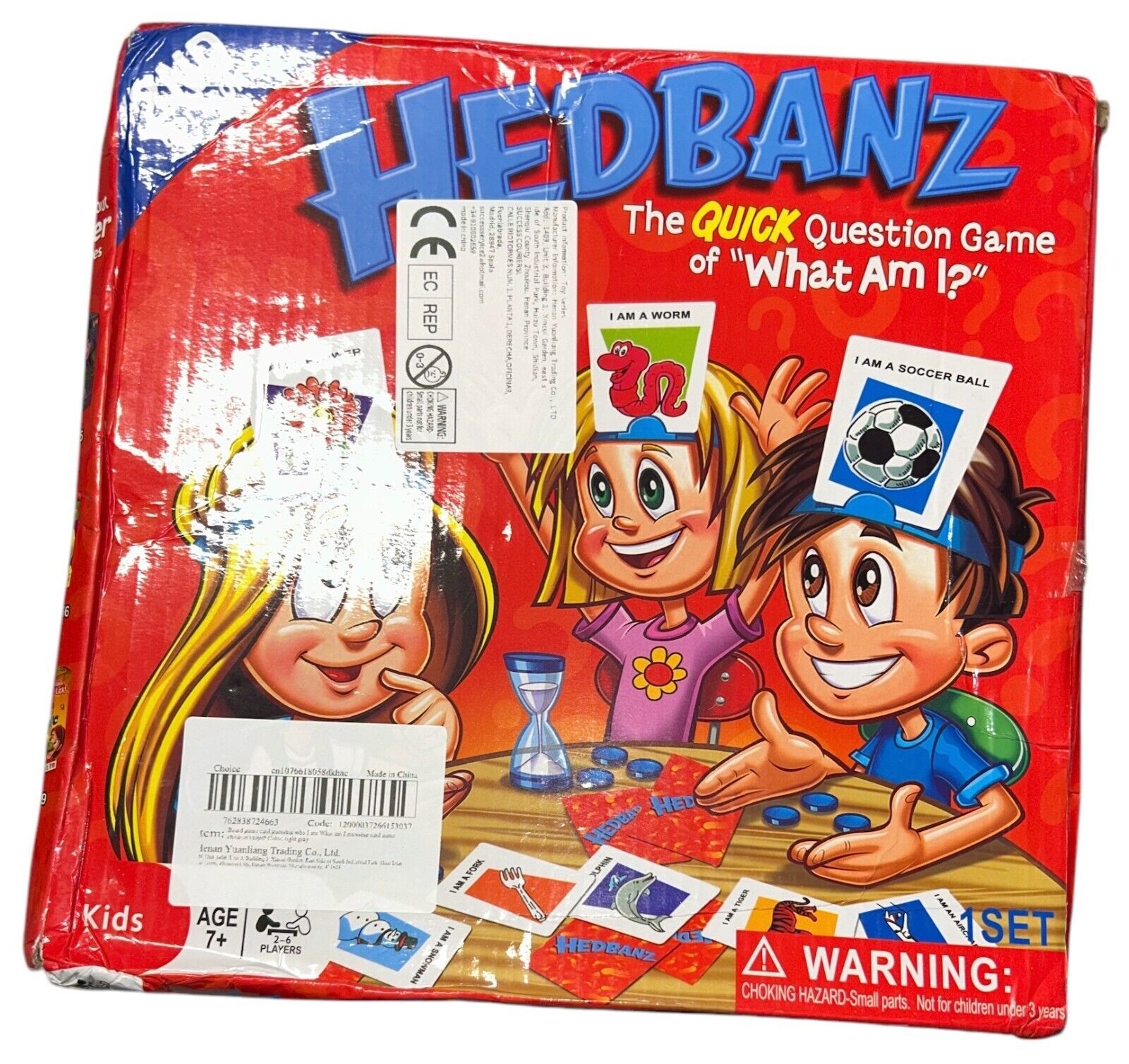 Hedbanz Kids 2nd Edition Question What Am I Game New Damaged Box