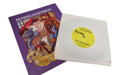 Rumpelstiltskin  Children&#39;s Paperback with 33 1/3 Record Troll Associates 1979 - £22.29 GBP