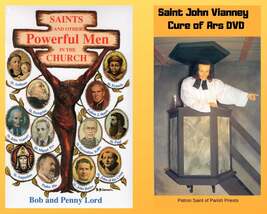 Saints and Other Powerful Men Book and Companion Saint John Vianney DVD Free Shi - $605.35 MXN