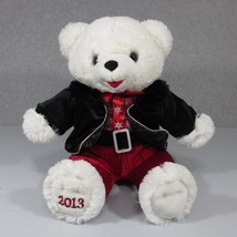 Dan Dee Snowflake Teddy 19 inch 2013 Christmas Suit Black White Red - £19.10 GBP